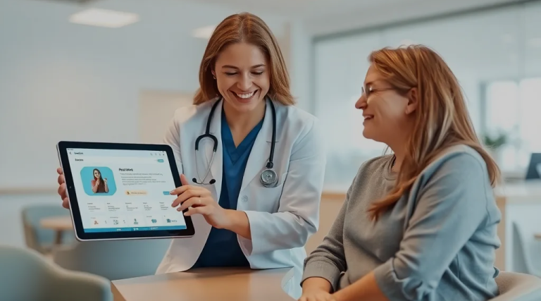 Doctor and Patient Using AI Technology