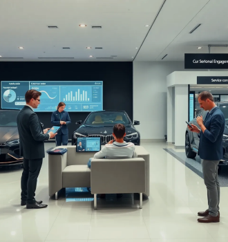 Discussing AI in Automotive Showroom
