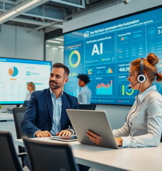 Team Discussing AI Support Software