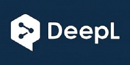 DeepL logo for AI translation services